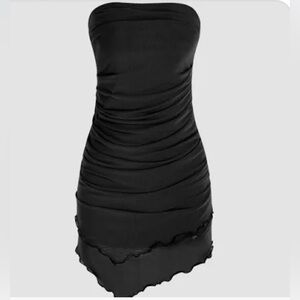 Ruffle mini dress super duper cute